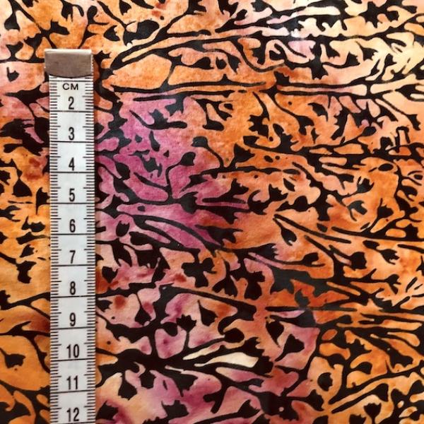 ORANGE PURPLE - Picnic Basket - Batikstoff aus Indonesien